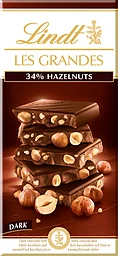 34% Hazelnuts Mörk Choklad Les Grandes