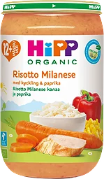 Risotto milanese & kyckling Från 12m Ekologisk