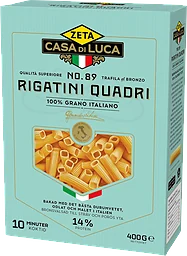 Pasta Rigatini Quadri
