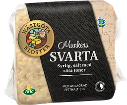 Munkens Svarta ost mellan 31% ca