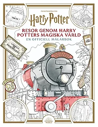 Resor genom Harry Potters magiska värld : en officiell målarbok
