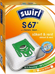 Dammsugarpåse S67 Mp+green