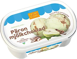 Gräddglass Päron mjölkchoklad
