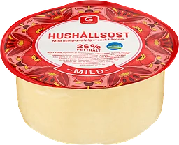 Hushållsost Mild 26%