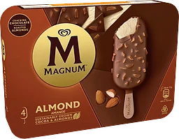 Glasspinnar Almond 4-pack