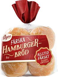 Hamburgerbröd Ljusa