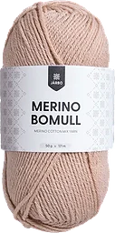 Garn Merino bomull beige