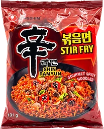 Snabbnudlar Shin Ramyun Spicy Stir-fry 131g