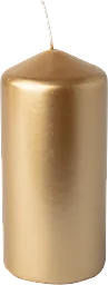 Blockljus Metallic Guld