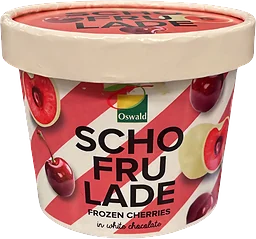 Körsbär I Vit Choklad Frysta Schofrulade