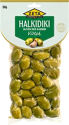 Vitlök Halkidiki Oliver med Kärnor