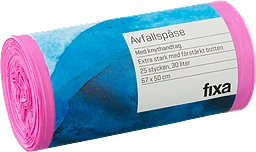 Avfallspåse Rosa/turkos/lila Extra Starka