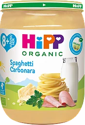 Barnmat Spaghetti carbonara 8 Mån Eko