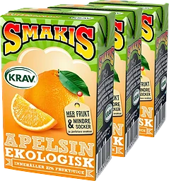 Fruktdryck Apelsin 25cl 3-p KRAV