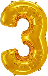 Folieb guld 3 100cm