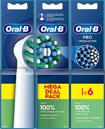 Tandborsthuvud 2+2+2 Cross Action