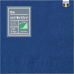 Servett Mörkblå 24cm 20-p
