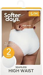 Trosa seamless spets high waist Vit S/M beige