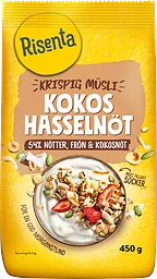 Kokos Hasselnö Krispig Müsli