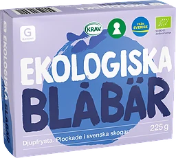 Blåbär Ekologiska Frysta