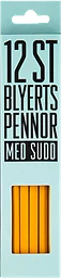 Blyertspennor med Sudd