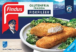 Fiskfiléer Frasiga Glutenfria Frysta/4-pack