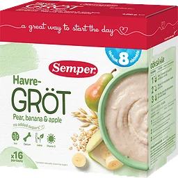 Havregröt Päron & Banan Från 8 Månader