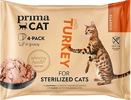 Kattmat Sterilized Cats Turkey 4p