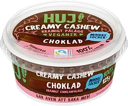 Creamy cashew choklad veganskt pålägg