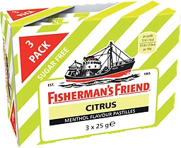 Citrus Sugar Free Halstablett 3-pack