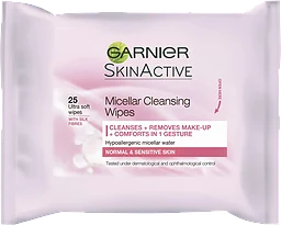 Ansiktsrengöring Tvättservetter Micellar SkinActive 25-p