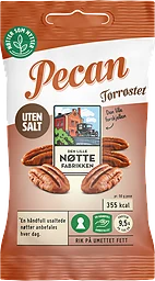 Pecannötter osaltade
