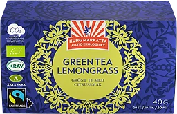 Grönt te Citrongräs 20-p KRAV