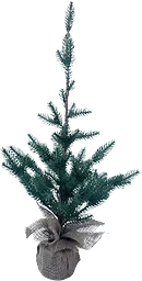 Julgran 60 cm PE m jutefot