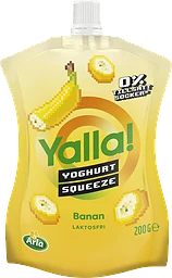 Yalla Yoghurt Squeeze Banan 3%
