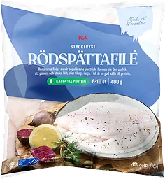 Rödspättafilé Fryst
