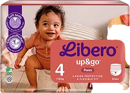 Byxblöjor Up & go 4 7-10 kg