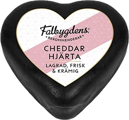 Cheddarhjärta hårdost