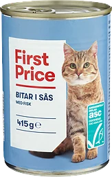 Fisk Bitar i Sås Kattmat Våt