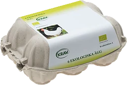 Ägg Ekologiska 6-p KRAV Gårdsby