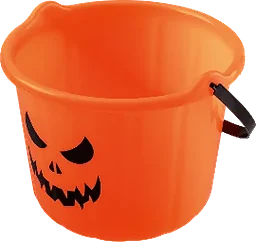 Halloweenkorg bus eller godis