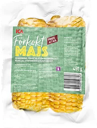 Majs förkokt vacumförpackad