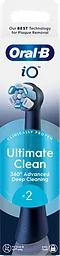 Tandborsthuvud iO Ultimate Clean Svart 2-pack