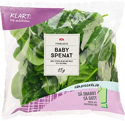 Finbladig babyspenat Sköljd