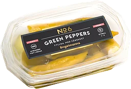 Green Peppers Fyllda Med Färskost 140g