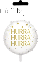 Folieballong Hurra 40cm