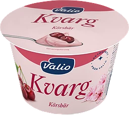 Körsbär Kvarg Laktosfri 7%