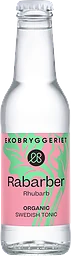 Rabarber Tonic Water Drinkmix Glas