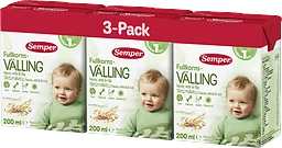 Fullkornsvälling Drickfärdig 1 år 3-pack