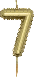 Sifferljus Guldballong 7